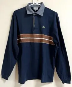 【LACOSTE】【ヴィンテージワニマーク】裏起毛シャツ襟ポロシャツ