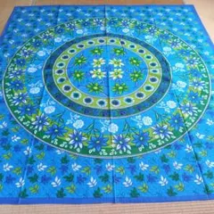 インド綿100%ethnicマルチカバー★ダブルサイズ★210✕220cm