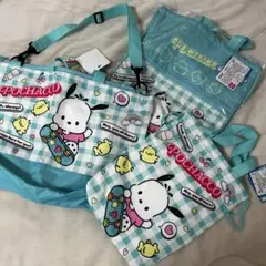 ポチャッコ スクールバッグ 3点セット