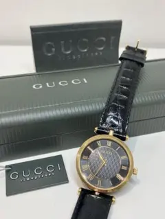 ⭐【美品レア】グッチヴィンテージシェリーラインゴールドフェイス