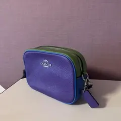 COACH カラーブロック ショルダーバッグ