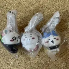 ちいかわ寿司 フィギュアキーホルダー お品書きプレート付 ３個セット