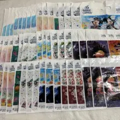 ディズニー　ショッピング袋　お土産袋　35周年　まとめ売り　①　48枚