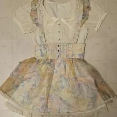 ♡値下げしました！新品未使用　LIZ LISAジャンスカ＆ブラウスセット♡