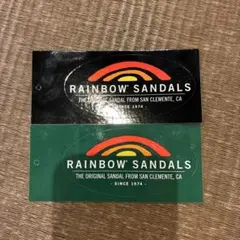 RAINBOW SANDALS ステッカー 2枚セット