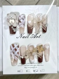 ネイルチップ ピンク