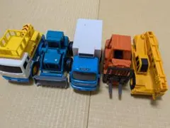 ドライブタウン　プルバックカー　働く車　5台セット