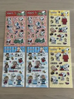 最終値下げ！スヌーピー シールセット 6枚 PEANUTS