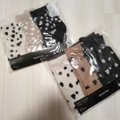 新品　マニーナ　manina    ダルメシアン　靴下　ソックス　9-15