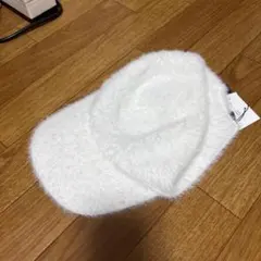 ホワイトファー調整可能ハット