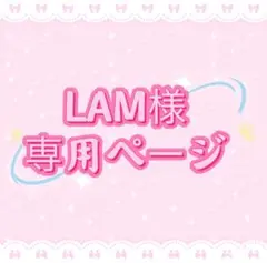 LAM様専用ページ