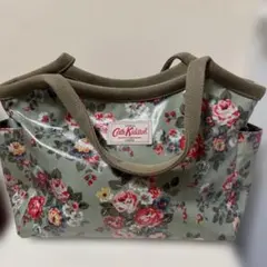 Cath Kidston キャスキッドソン 花柄 トートバッグ グリーン系