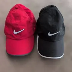 NIKE GOLF キャップ 2点セット レッド ブラックのサムネイル