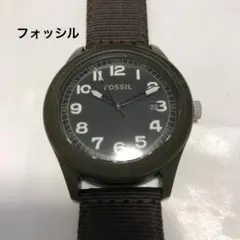 FOSSIL ミリタリー風　腕時計 カーキ10 ATM フォッシル　軽量のサムネイル