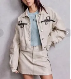 GYDA GGラインFake Leather ブルゾン （IVY）のサムネイル
