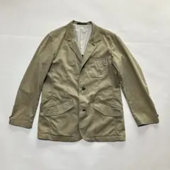 【クロコダイル】　テーラードジャケット　ベージュ　綿混のサムネイル