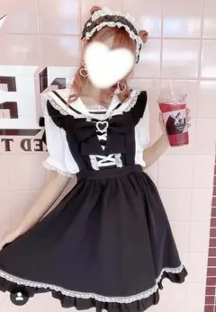 ハートリボン3wayジャンスカ♡BK