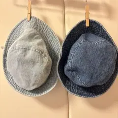 new hattanデニム バケットハット　2枚セット