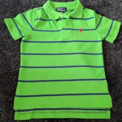 Polo by Ralph Lauren 緑 ストライプ ポロシャツ 3T