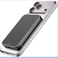 マグネット式　ワイヤレス　モバイルバッテリー 10000mAh 軽量 PD20W