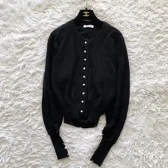 マディソンブルー カシミヤ100% パールボタン ドルマンスリーブカーディガン