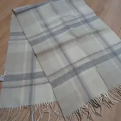 OZOC ウール チェック柄 ストール