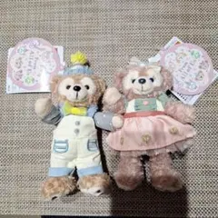 From all of us　ダッフィー　シェリーメイ ぬいぐるみバッジ