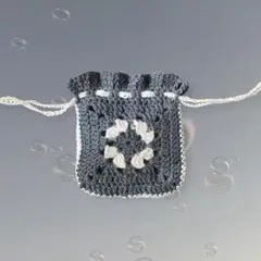 グラニースクエア ポーチ 巾着 ハンドメイド