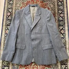 ビンテージ テーラードジャケット ユニオンメイド ACTWU USA製 グレー