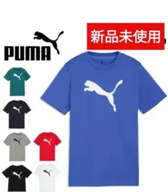 新品 PUMA 半袖Tシャツ ブルー 130-160cmのサムネイル