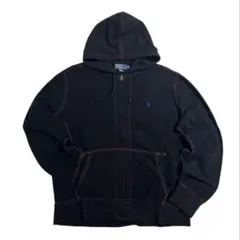『早い者勝ち』Polo by Ralph Lauren ブラックパーカー XL