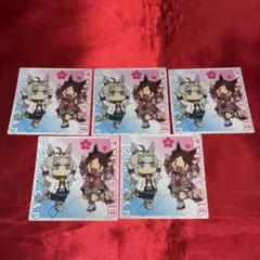 ウマ娘　シンデレラグレイ　スターブロッサム　コラボステッカー　5枚セット