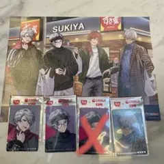 すき家×にじさんじ オリジナルコラボカード3枚セット＆トレーシートテイクアウト袋