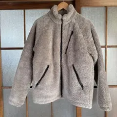 ユニクロ ニードルズ フリースジャケット S ベージュ