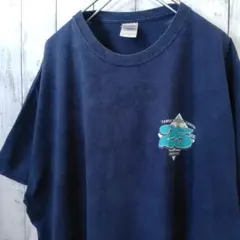 GILDAN ギルダン US 古着 Tシャツ 2XL ネイビー ビッグサイズ