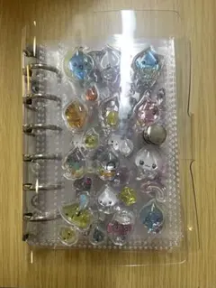 シール帳、 リフィル8枚分、裾分けシールセット A7 完成品　たっぷり