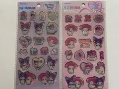 【海外正規品】サンリオ マイメロ 50周年 クロミ 20周年限定ぷっくりシール