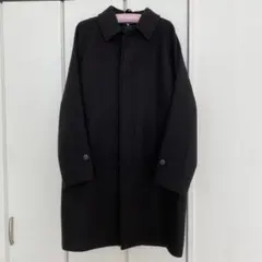 ウール混紡 チェック柄 コート