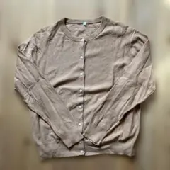 無印良品　シルク混コットンカーディガンXL