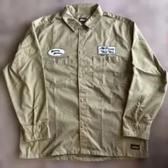 Dickies ワークシャツ 長袖 ディッキーズ ワッペン 3L ❶ XL相当のサムネイル