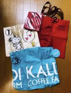 【新品未使用】エコバッグ３種類４セット