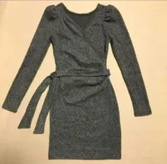 韓国ニットワンピ