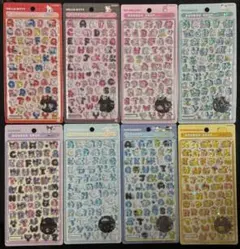 全種8種 コンプリート 正規品 サンリオ ボンボンドロップシール 文字 moji