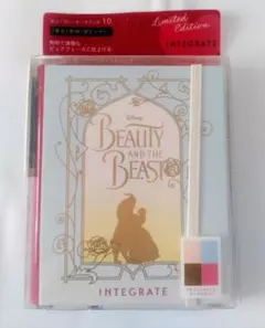 新品未開封　INTEGRATEビューティーメークブック10美女と野獣限定デザイン
