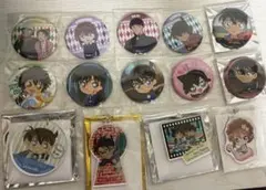 名探偵コナン　缶バッジ　キーホルダー　カード　色紙　まとめ売り　39点