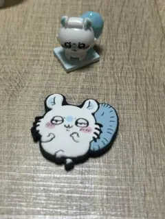 ちいかわ ラバー マグネット モモンガ　バスボール　マスコットフィギュア
