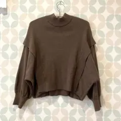 センスオブプレイス　ニット　ブラウン