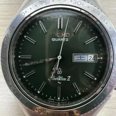 SEIKO QUARTZ SilverWave 腕時計 グリーン文字盤 稼動 - メルカリ