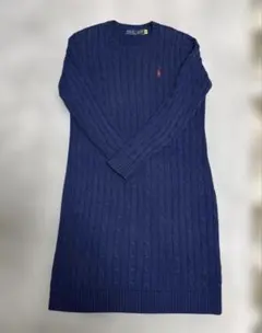 Polo Ralph Lauren ネイビー ニットワンピース　XS