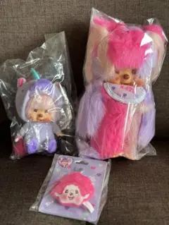 新品未使用 ‼️モンチッチ　しない　3点　ぬいぐるみ